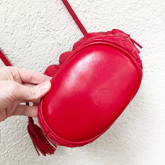 Authentic Vintage Bottega Veneta Woven Small Drawstring Mini Bucket Bag Purse - Picture 4 of 8